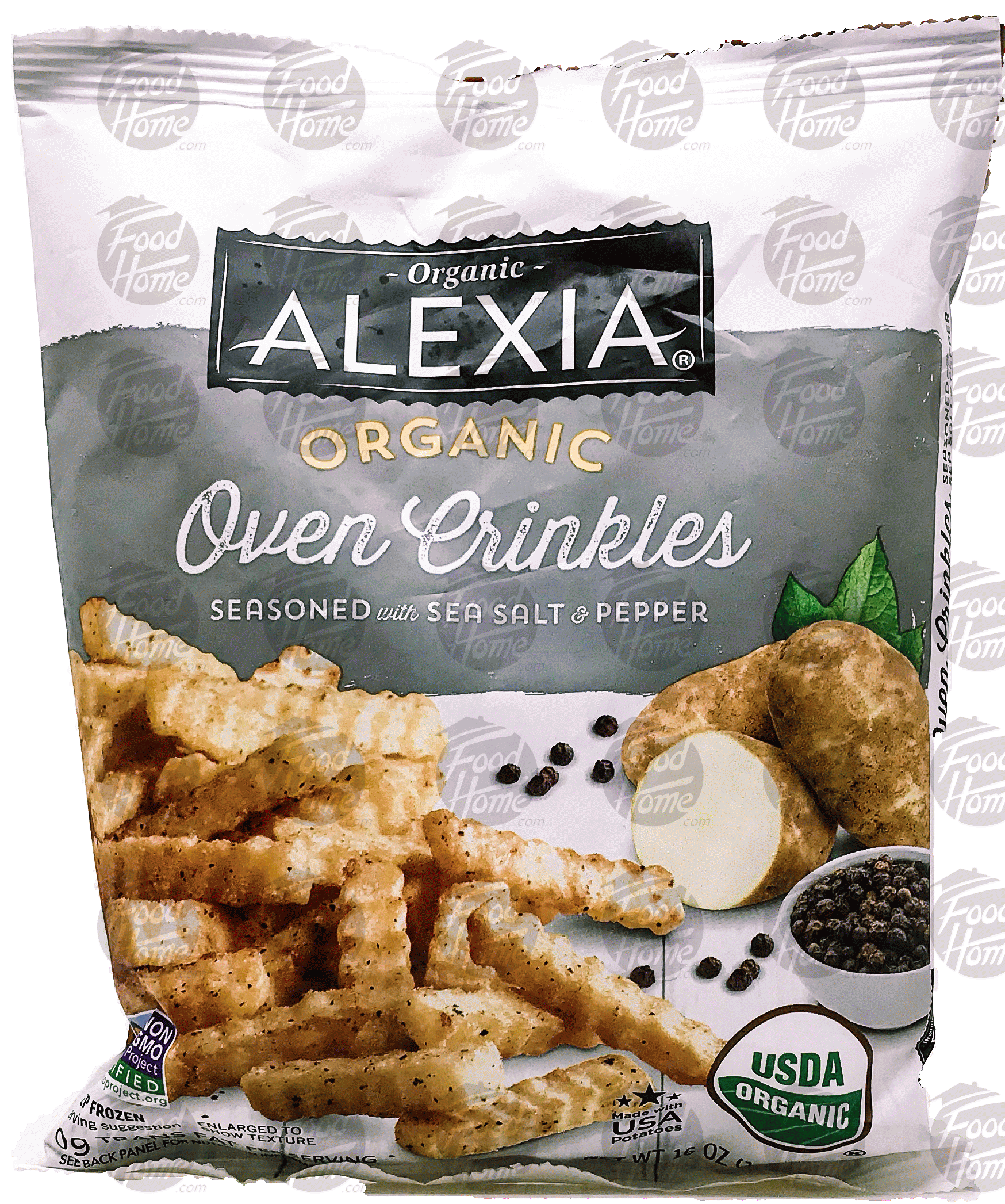 Alexia organic oven crinkles with sea salt and pepper Full-Size Picture